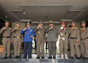 Peringati HUT ke-74, Satpol PP Kabupaten Tangerang Diminta Tingkatkan Kinerja