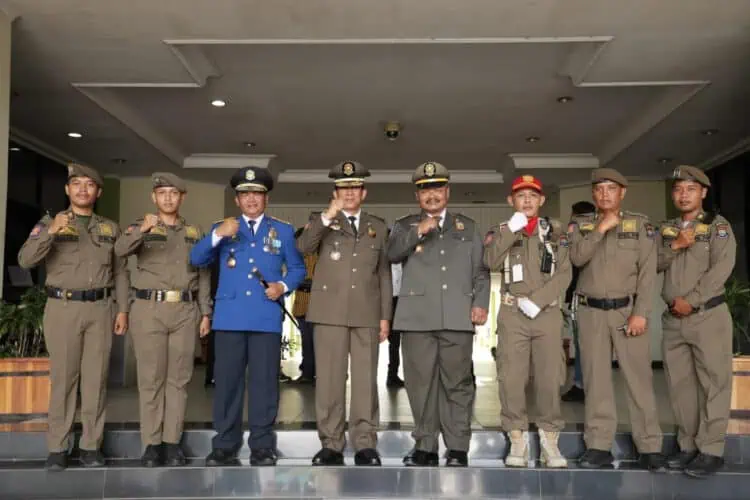 Peringati HUT ke-74, Satpol PP Kabupaten Tangerang Diminta Tingkatkan Kinerja