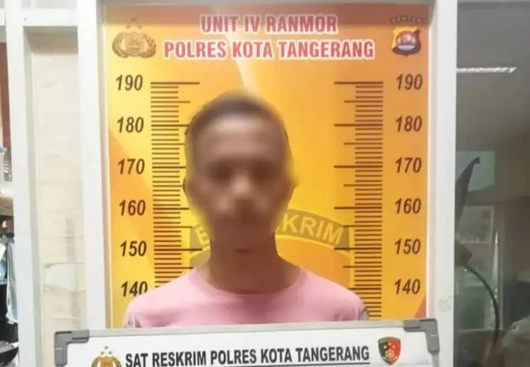 Hanya Hitungan Jam, Unit Ranmor Polresta Tangerang Tangkap Pelaku Curanmor
