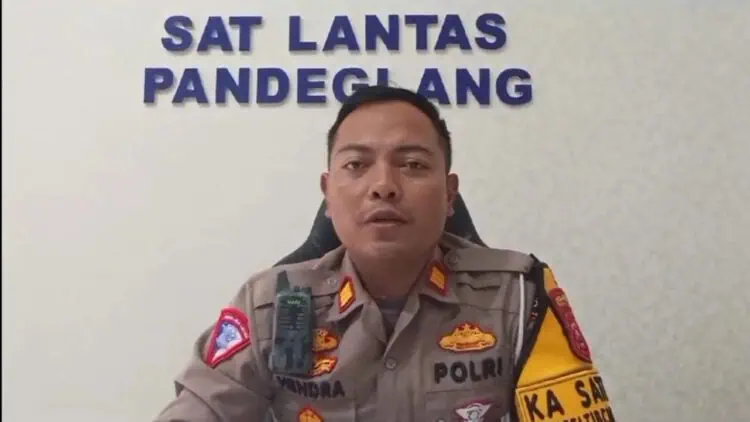 Kasat Lantas Polres Pandeglang, AKP Made Hendra Kusumanat. (ISTIMEWA)