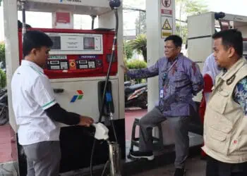 Jelang Mudik Lebaran, Disperindag Kabupaten Tangerang Cek Alat Ukur SPBU