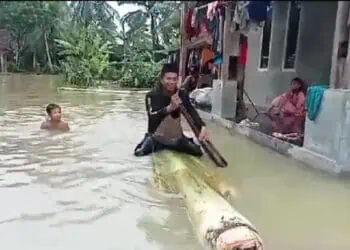 Jadi Langganan Banjir, Desa Idaman Pandeglang Butuh Pembangunan Tanggul