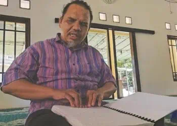 Produksi Al-Quran Braille di Yayasan Raudlatul Makfufin Meningkat saat Ramadan
