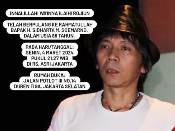 Ayah Bimbim Slank Meninggal Dunia