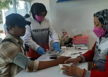 SPBU KM 43 Sediakan Fasilitas Pemeriksaan Kesehatan dan Tempat Istirahat Gratis Untuk Pemudik