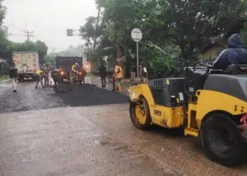 Selesai Diperbaiki, Ruas Jalan Provinsi di Pandeglang Siap Dilalui Pemudik