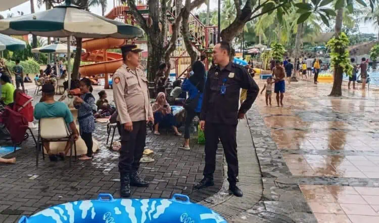 Jelang Akhir Libur Lebaran, Polsek Panongan Pantau Tempat Wisata