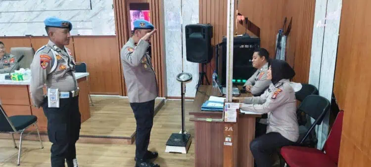 Propam Polres Serang Awasi Rekrutmen Calon Anggota Polri