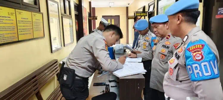 Polres Serang Periksa Kondisi Rutan, Ini Tujuannya