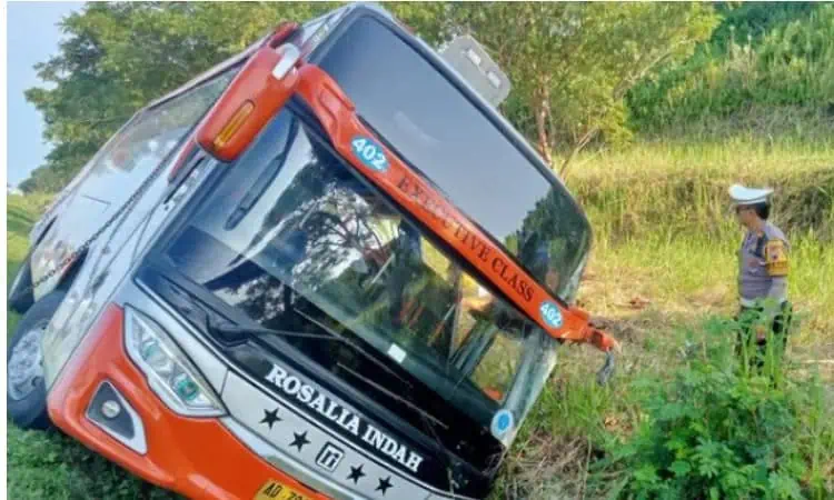 Kecelakaan Maut Diduga Akibat Sopir Bus Rosalia Indah Mengantuk