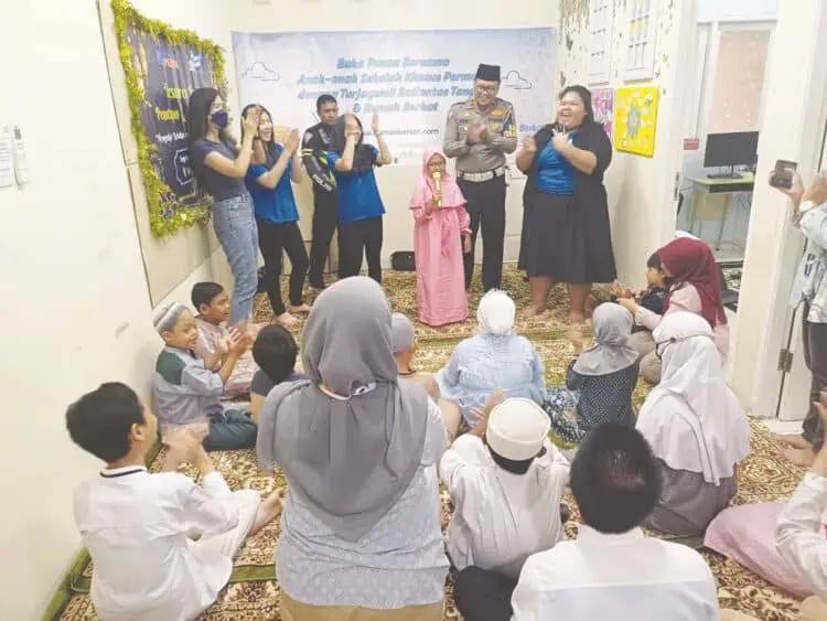 Turjawali Satlantas Polres Tangsel Buka Puasa Bersama Anak Disabilitas