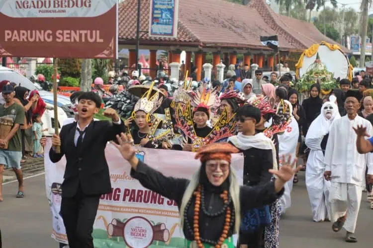 Meriah, 20 Kampung Peserta Ngadu Bedug di Pandeglang Unjuk Kreativitas