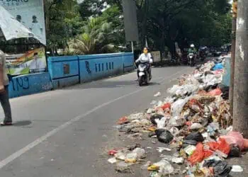 ILUSTRASI: TPS Pasar Rubuh di Jalan Ahmad Dahlan Cipondoh. ISTIMEWA