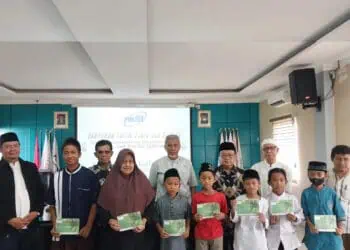 SMK Pustek Serpong Berikan Santunan Kepada Ratusan Yatim Piatu dan Dhuafa Pondok Jagung