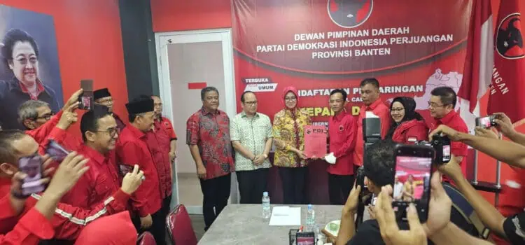Airin Daftar Penjaringan Bakal Calon Gubernur Banten di PDI Perjuangan Banten