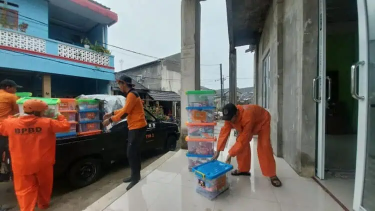 Kali Cisadane Meluap, Ratusan Rumah Warga di Perumahan Pesona Serpong Kebanjiran