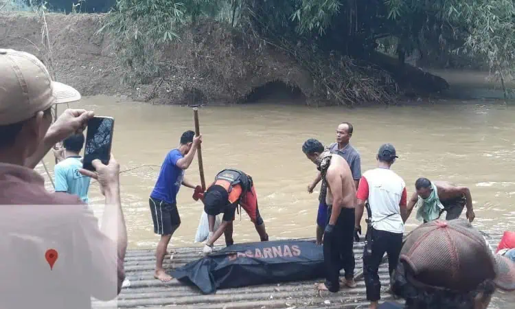 Warga Lebak Ditemukan Tewas di Aliran Sungai Cibeureum