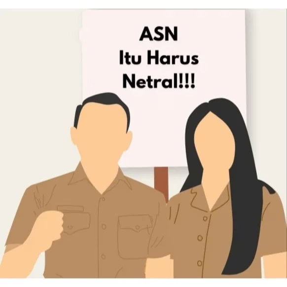 Ilustrasi Netralitas ASN. (ISTIMEWA)