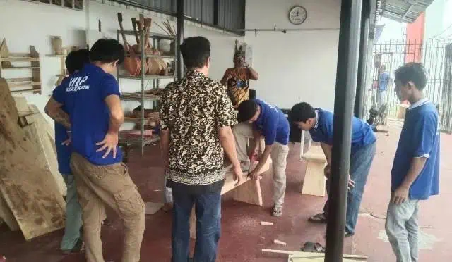 WBP Rangkasbitung Dibekali Pelatihan Furniture Kayu