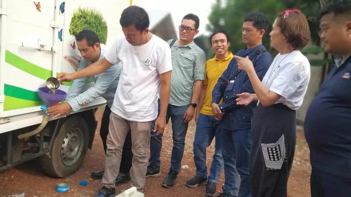 Solar dari Sampah Plastik Diujicoba ke Truk Sampah DLHK Kabupaten Tangerang