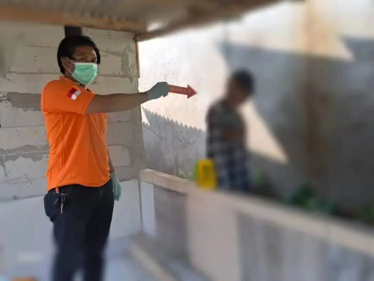 Seorang Pria Ditemukan Tewas Tergantung di Areal Pemakaman di Kabupaten Serang