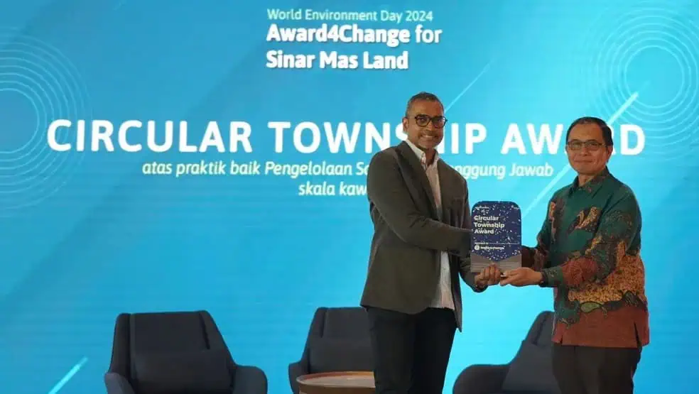 Sinar Mas Land Melalui BSD City Raih Award4Change “Circular Township Award” Sinar Mas Land Melalui BSD City Raih Award4Change “Circular Township Award”