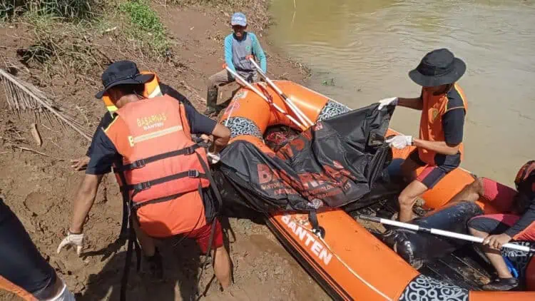 Sempat Hilang, Korban Tenggelam di Sungai Ciliman Pandeglang Ditemukan Tak Bernyawa 