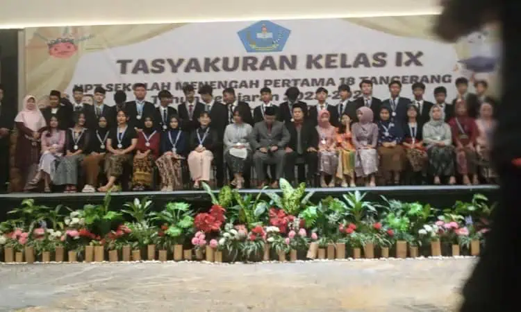 SMP Negeri 18 Kota Tangerang Luluskan 158 Siswa