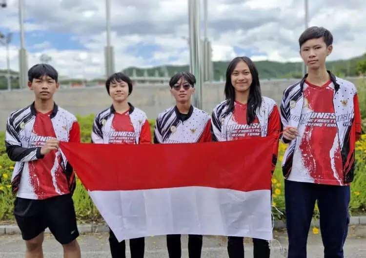 Atlet Sepatu Roda Indonesia Raih 4 Medali di Korsel