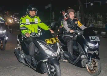 Antisipasi Tawuran, Polres Metro Tangerang Kota Gelar Patroli Skala Besar