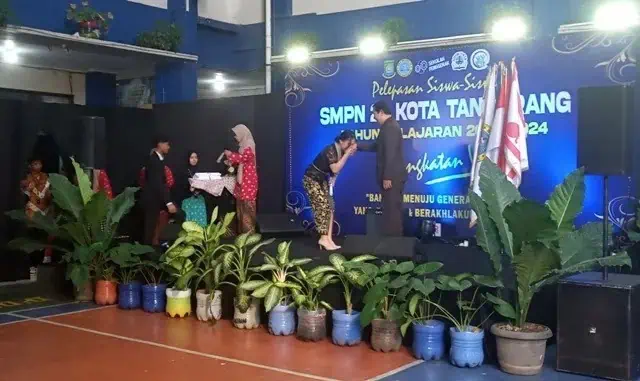 Gelar Pelepasan, Siswa SMP Negeri 28 Kota Tangerang Lulus 100 Persen