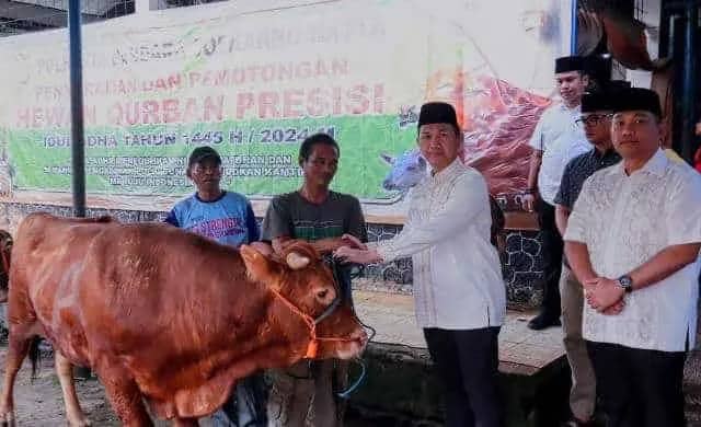 Iduladha 1445 H, Polresta Bandara Soetta Salurkan 24 Hewan Kurban