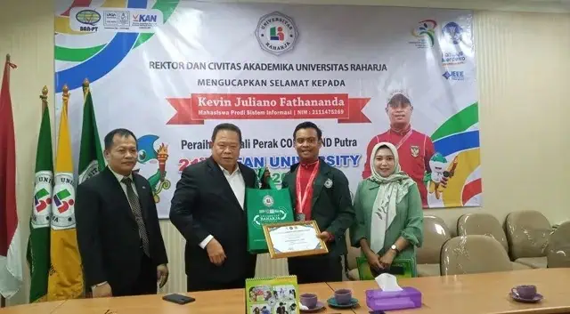 Hebat, Mahasiswa Universitas Raharja Raih Medali Perak Compound Putra 21st pada ASEAN University Games 2024