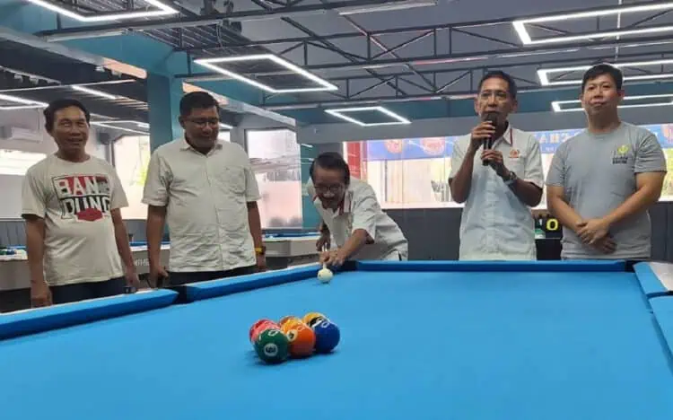 Resmikan Rumah Biliar Golden Break, Ketua KONI Kota Serang Berharap "Cetak" Atlet Berbakat