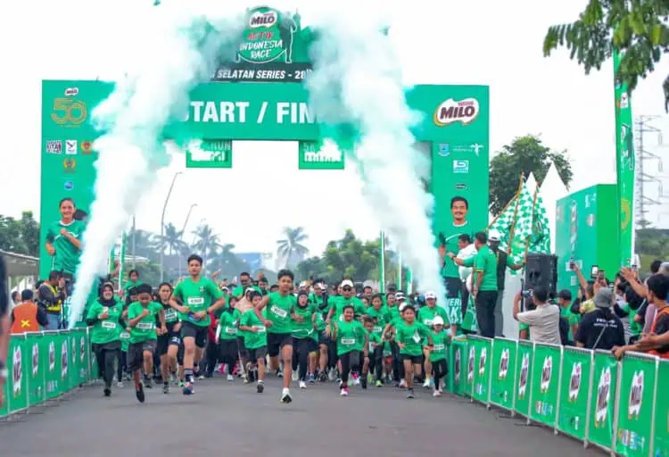 Ribuan Warga Kota Tangsel Ikuti Road to MILO ACTIV Indonesia Race 2024