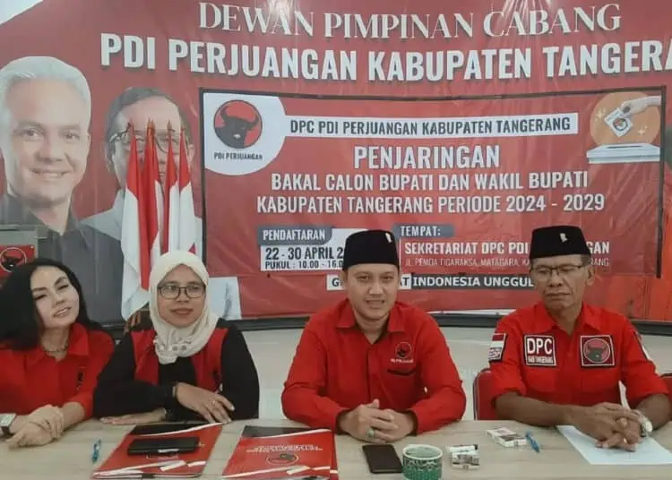 PDIP Keluarkan Surat Tugas Untuk Bakal Calon Wakil Bupati Tangerang