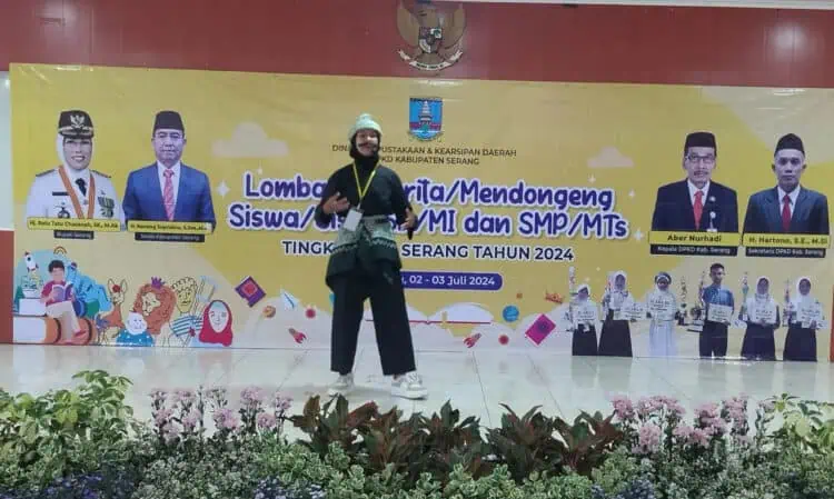 Kerap Main Tiktok, DPKD Kabupaten Serang Ajak Pelajar Lomba Dongeng