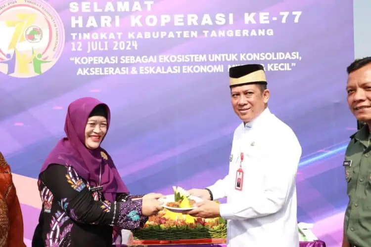 Hadiri Perayaan HUT Koperasi ke-77, Pj Bupati Tangerang: Koperasi Harus Mampu Meningkatkan Perekonomian Masyarakat