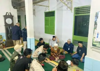 Proses pelaksanaan Coklit, kepada para Ulama yang dilakukan oleh KPU Provinsi Banten. KPU menilai pelaksanaan Coklit terus berprogres positif, bahkan sudah ada yang sampai 100 persen. (ISTIMEWA)