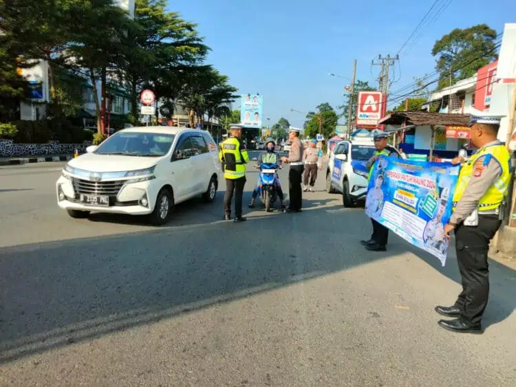 Puluhan Pengendara di Pandeglang Diingatkan Tertib Berlalulintas