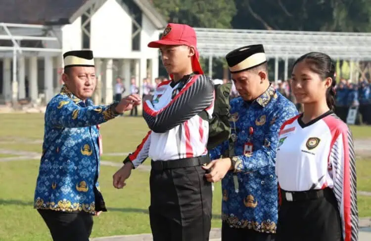 Pj Bupati Tangerang Secara Resmi Buka TC Anggota Paskibra Kabupaten Tangerang