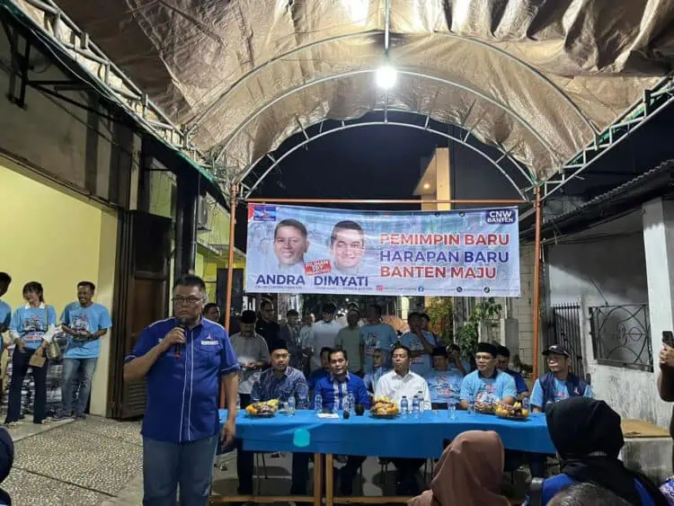 Amankan Kebijakan Ketum AHY di Pilgub Banten 2024, Cak Nawa Launching Rumah Kemenangan Andra - Dimyati