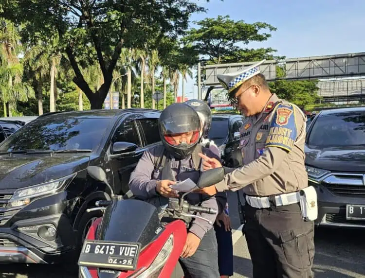 Ribuan Pengendara di Tangsel Terkena Razia Operasi Patuh Jaya