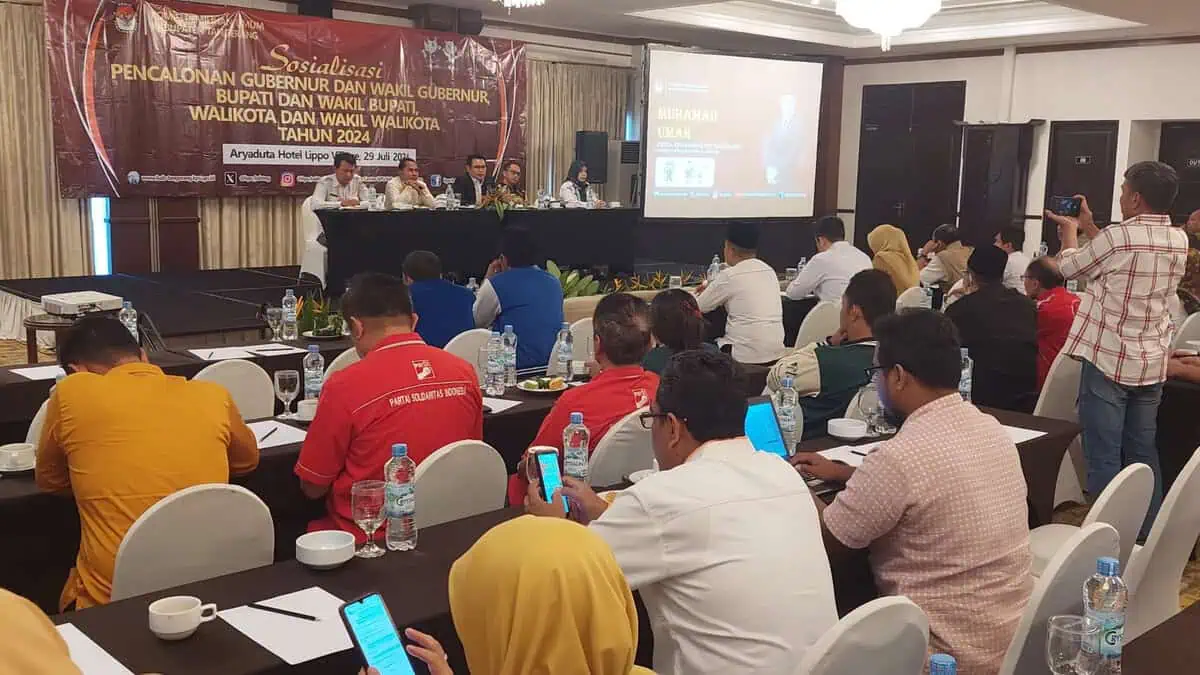 KPU Kabupaten Tangerang Sosialisasikan Aturan Pendaftaran Calon Bupati dan Wakil Bupati Tangerang Tahun 2024 KPU Kabupaten Tangerang Sosialisasikan Aturan Pendaftaran Calon Bupati dan Wakil Bupati Tangerang Tahun 2024