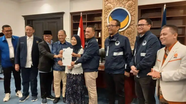 Zakiyah - Najib Terima Rekomendasi Dukungan Dari DPP NasDem