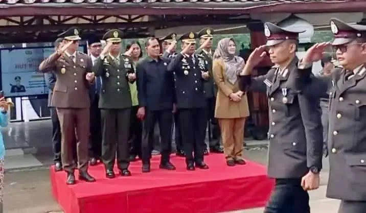 Di Puncak HUT Bhayangkara ke 78, Kapolres Pandeglang Tekankan Kamtibmas