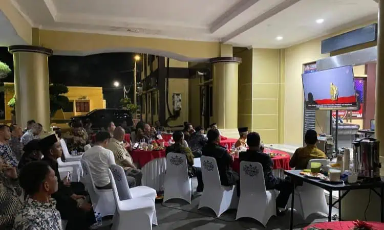 Polres Serang Gelar Nonton Bareng Wayang Kulit Angkat Kisah Kesatria sejati