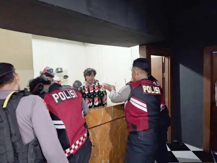 Hentikan Peredaran Miras, Polres Serang Razia THM