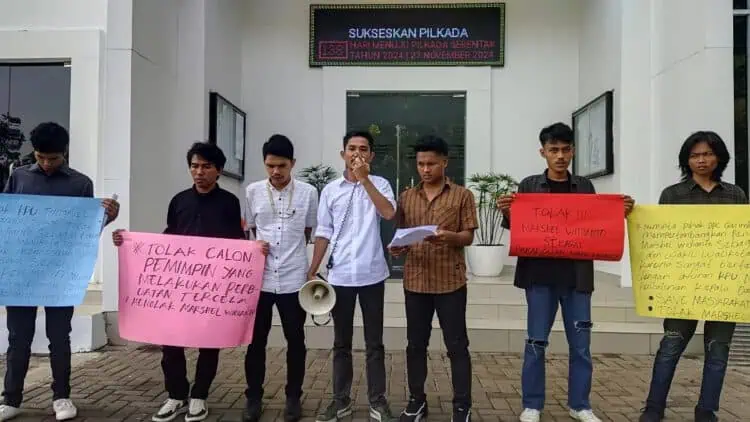 Pencalonan Komika Marsel Widianto Ditolak Mahasiswa di Tangsel