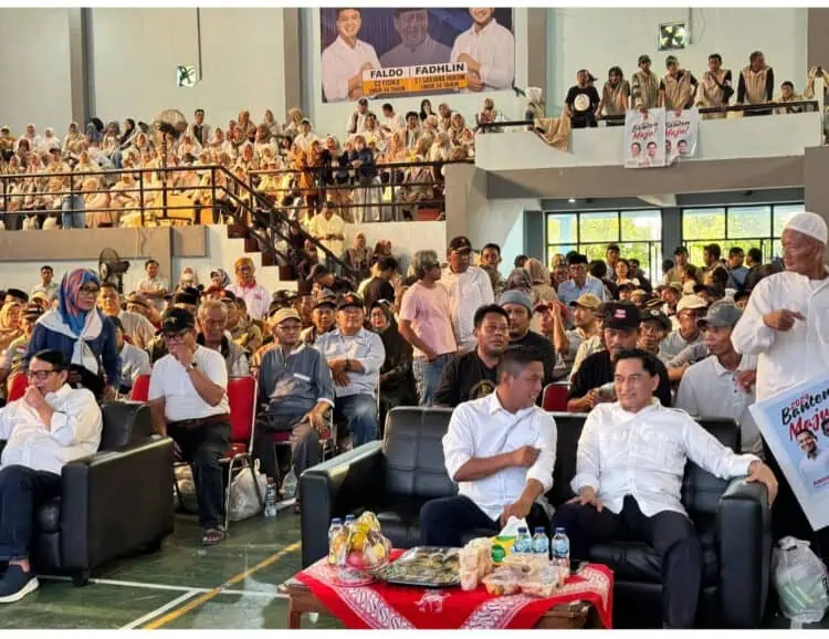 Konsolidasi dan Silaturahmi, Andra - Dimyati Disambut Ribuan Relawan se-Kota Tangerang